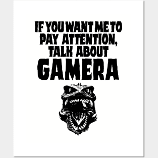 If you want me to pay attention talk about Gamera 2.0 Posters and Art